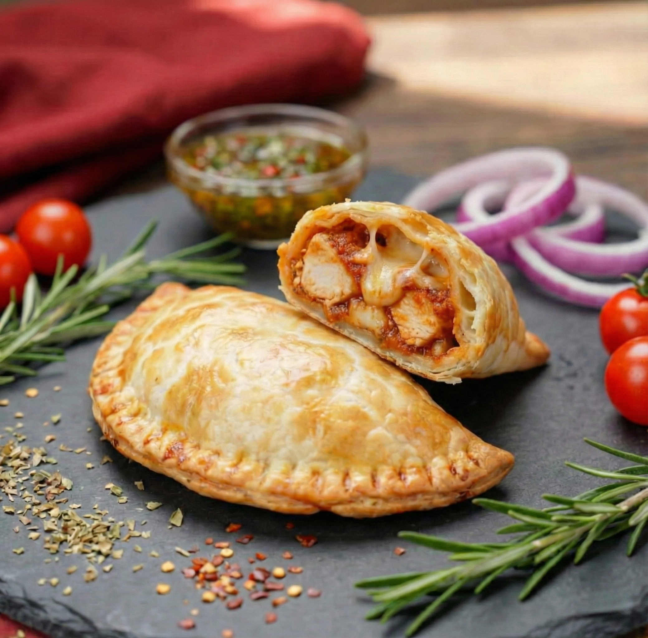 Chicken Parm Empanada
