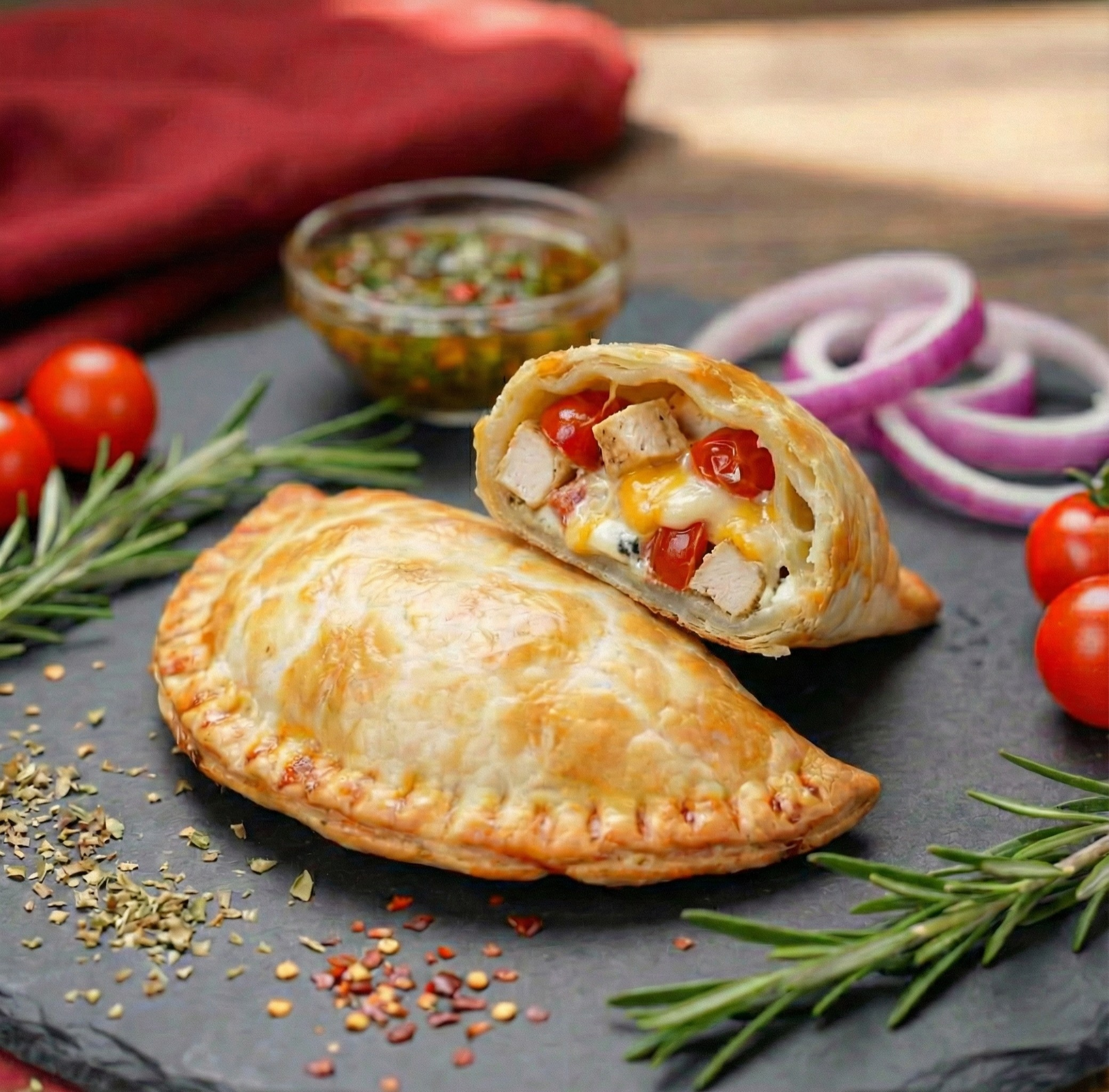 Chicken and Cheese Empanada